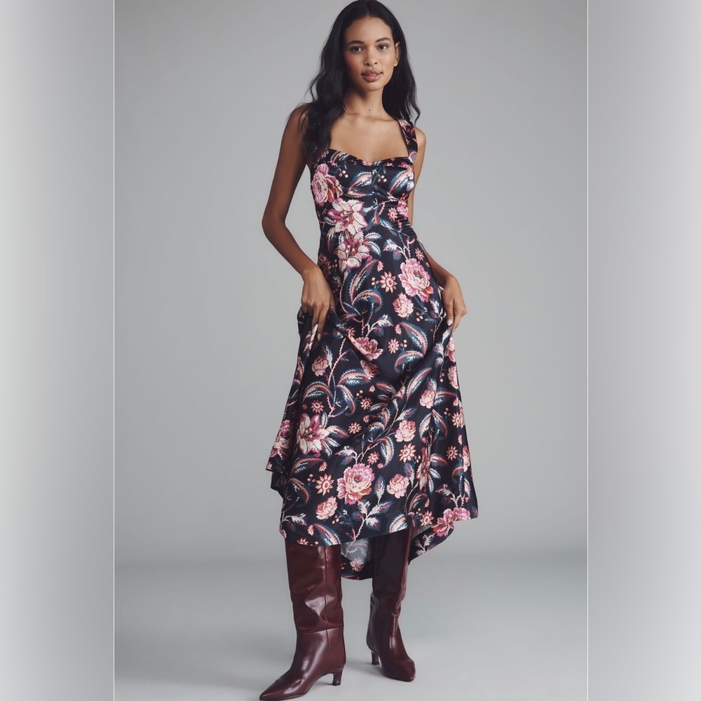 ❤️‍🔥Firm Price❤️‍🔥Jocelyn sleeveless slip midi dress by Maeve